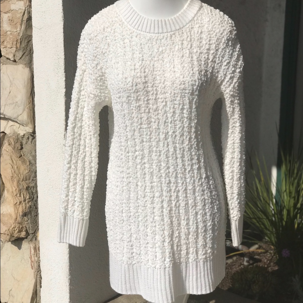 Zen Laven or White LONG SLEEVE ROUND NECK SWEATER - Picture 2 of 8
